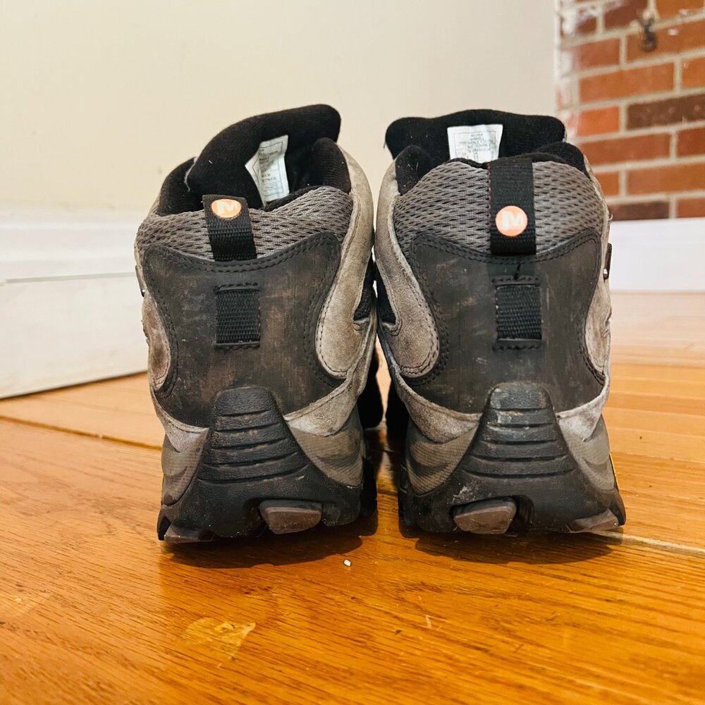 Merrell Moab Waterproof Mid Beluga Trail Hiking Boots Mens Size 11.5 - Picture 14 of 16